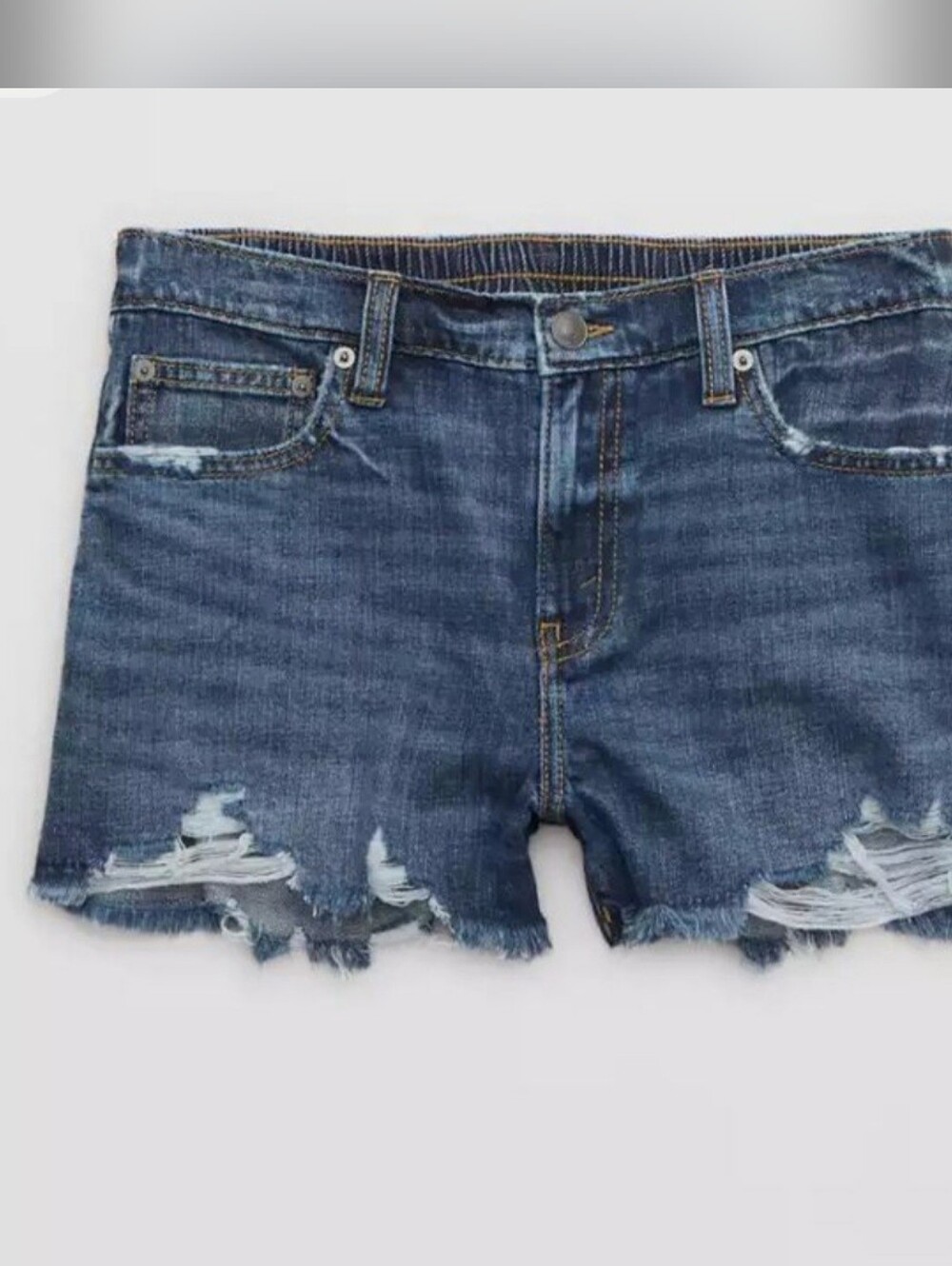 Aerie Daydream Denim Short Medium Blue Wash ** Medium ** EUC!!! - Picture 2 of 5